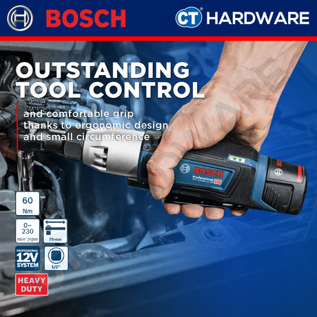 Bosch PRO GRC 12V-60 1/2 SN Cordless Ratchet Wrench 12V 06019N8580 (Body Only | 1-Battery)