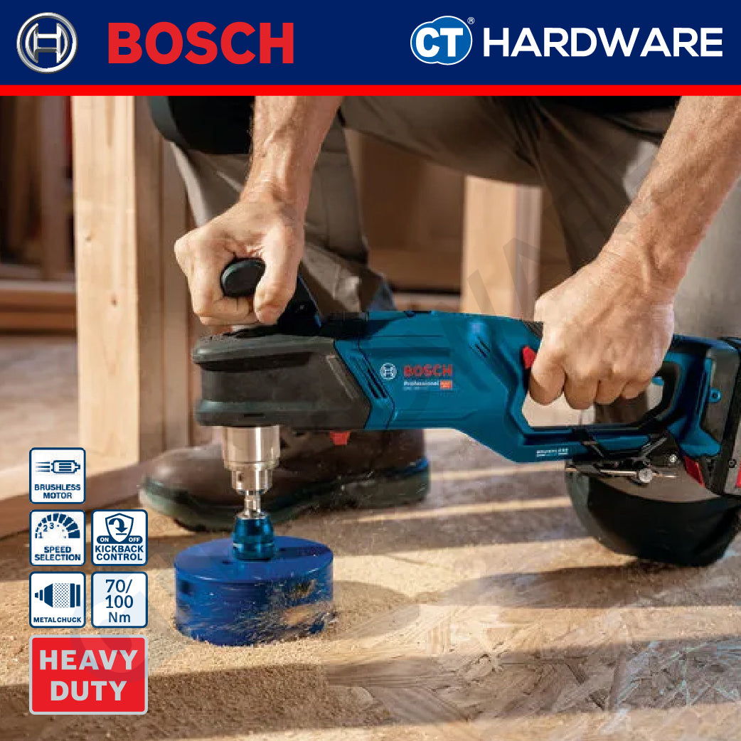 Bosch GRD 18V-127 SOLO Cordless Brushless Angle Drill 18V | 127MM | 06019N5000 Without Battery & Charger | GRD18V127SOLO