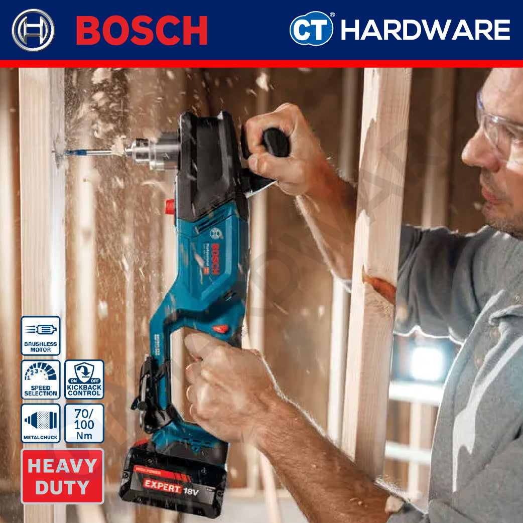 Bosch GRD 18V-127 SOLO Cordless Brushless Angle Drill 18V | 127MM | 06019N5000 Without Battery & Charger | GRD18V127SOLO