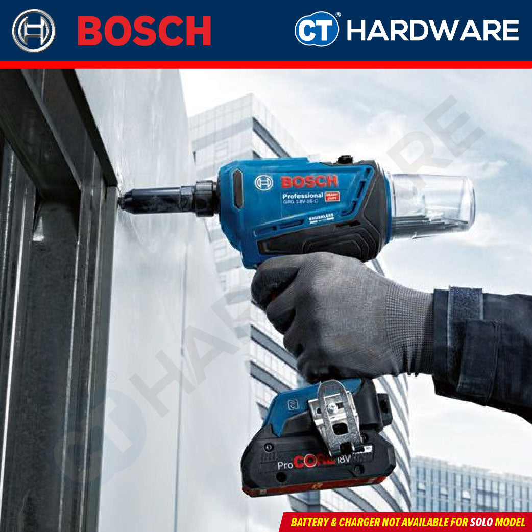 Bosch GRG18V-16C Rivet Gun | Brushless 18V | 16,000N Force | Cordless [06019K5080]