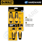DEWALT DWHT65200 |  DWHT65201 |  DWHT65202 PERFORMANCE GRIP MPP SCREWDRIVER SET ( 4PCS 10PCS 15PCS ) - 1PACK