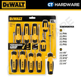 DEWALT DWHT65200 |  DWHT65201 |  DWHT65202 PERFORMANCE GRIP MPP SCREWDRIVER SET ( 4PCS 10PCS 15PCS ) - 1PACK