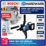 Bosch PRO GRW 18V-120 Cordless Mixer/Stirrer 18V 06011C2080 (Body Only | 1-Battery | 2-Battery)