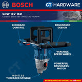 Bosch GRW 18V-160 SOLO Cordless Stirrer 18V | M14 | 530–720RPM [ GRW18V160SOLO ]