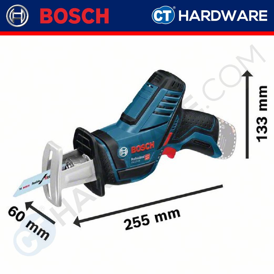 Bosch GSA 12V-LI Professional Cordless Sabre Saw 12V | SOLO | 1-Battery [06019E3081 | GSA12VLISOLO]