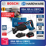 Bosch GSA 185-LI Cordless Brushless Sabre Saw 18V Without Battery & Charger, GSA185LISOLO