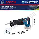 Bosch GSA 185-LI Cordless Brushless Sabre Saw 18V Without Battery & Charger, GSA185LISOLO