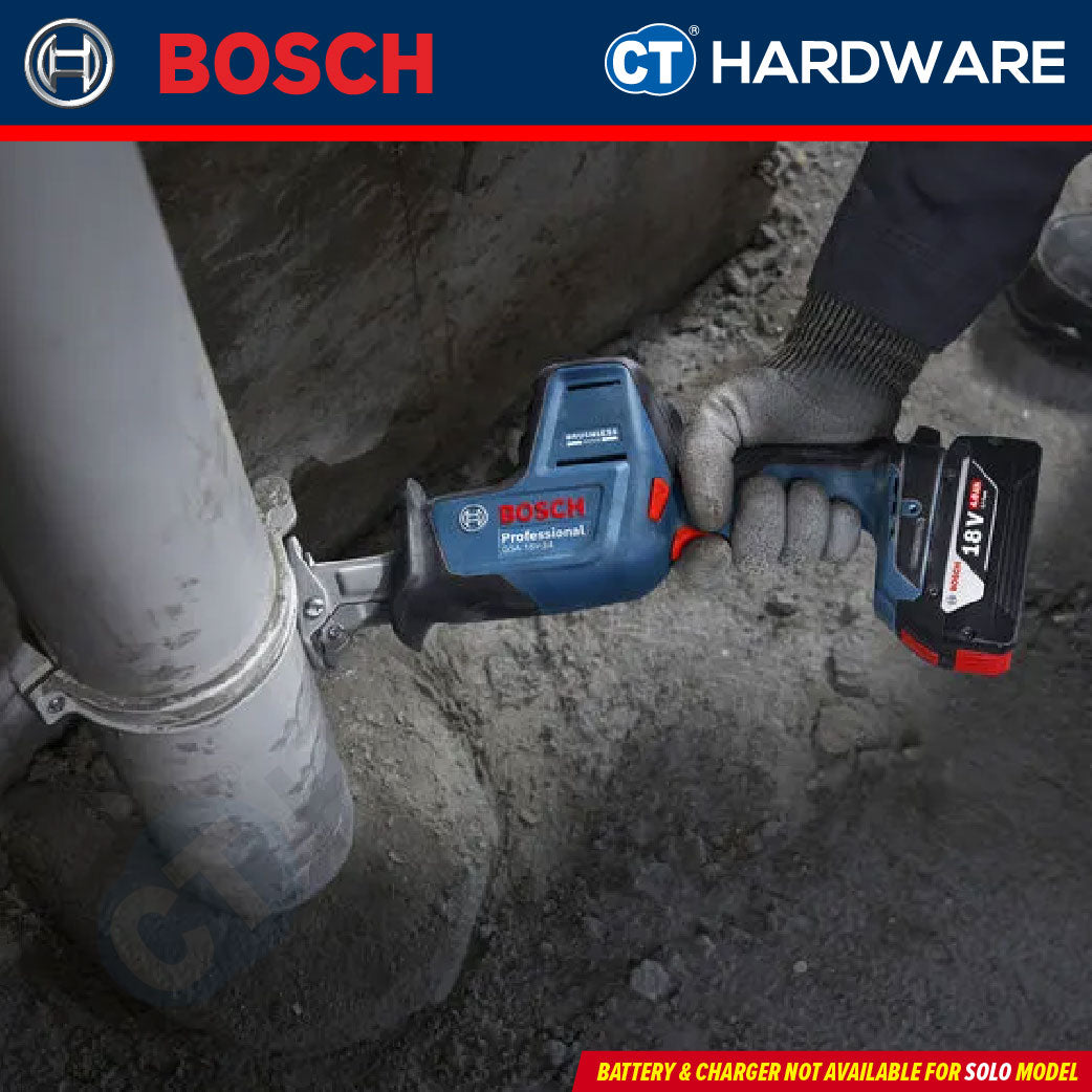 Bosch GSA 18V-24 SOLO Cordless Sabre Saw 18V | 230MM | 0–3100SPM [ GSA18V24SOLO ]