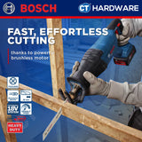 Bosch PRO GSA18V-280 Cordless Reciprocating Saw 18V 06016D10L0 (Body Only | 1-Battery | 2-Battery)