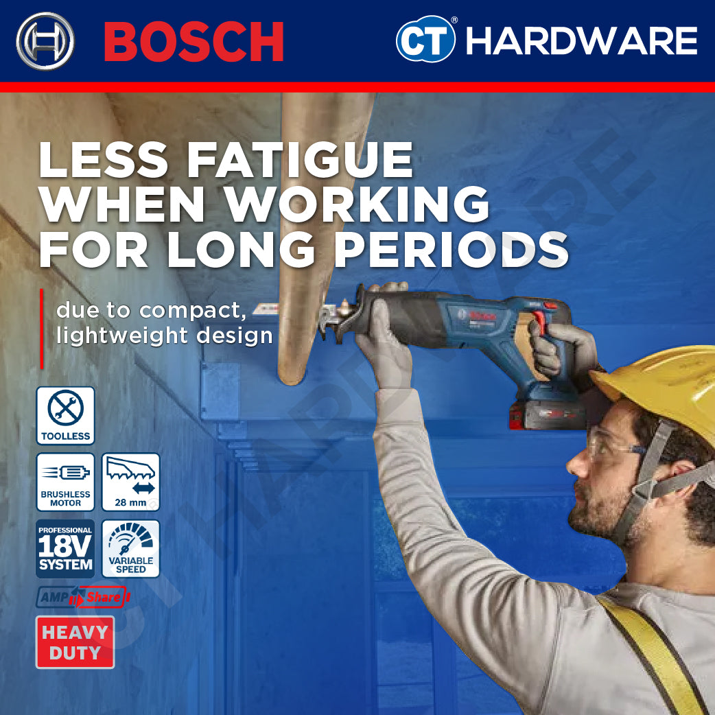 Bosch PRO GSA18V-280 Cordless Reciprocating Saw 18V 06016D10L0 (Body Only | 1-Battery | 2-Battery)