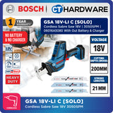 Bosch GSA 18V-LI C SOLO Professional Cordless Reciprocating Saw 18V [06016A5080 | GSA18VLICSOLO]