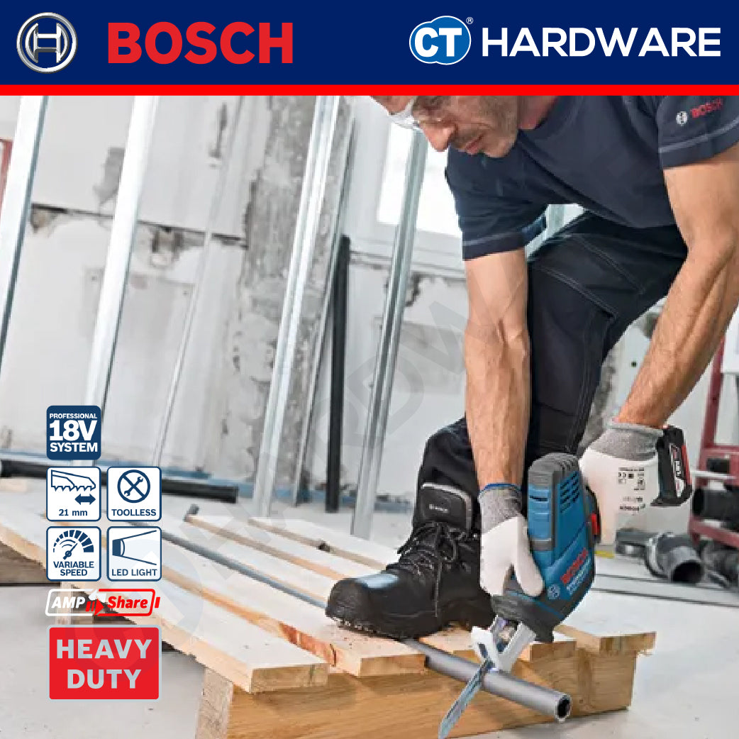 Bosch GSA 18V-LI C SOLO Professional Cordless Reciprocating Saw 18V [06016A5080 | GSA18VLICSOLO]