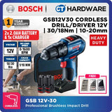 Bosch GSR 12V-30 Professional Cordless Brushless Drill/Driver 12V [06019G90L1 | GSR12V30SET]