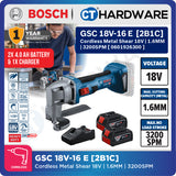 Bosch PRO GSC 18V-16 E Cordless Metal Shear 18V 0601926300 (Body Only | 1-Battery | 2-Battery)