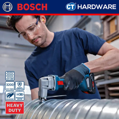 Bosch GSC18V16SOLO Cordless Metal Shear 18V | 1.6MM | 3400 SPM Without Battery & Charger [ SOLO UNIT ]