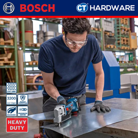 Bosch GSC18V16SOLO Cordless Metal Shear 18V | 1.6MM | 3400 SPM Without Battery & Charger [ SOLO UNIT ]