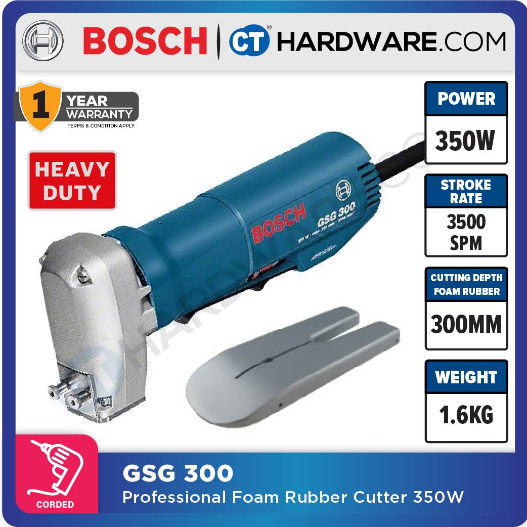 Bosch PRO GSG 300 Foam Rubber Cutter 350W Without Blade [0601575103]