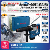 Bosch GSH 5 HX Professional Demolition Hammer/Breaker With Hex