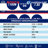 Bosch GSH 5 HX Professional Demolition Hammer/Breaker With Hex