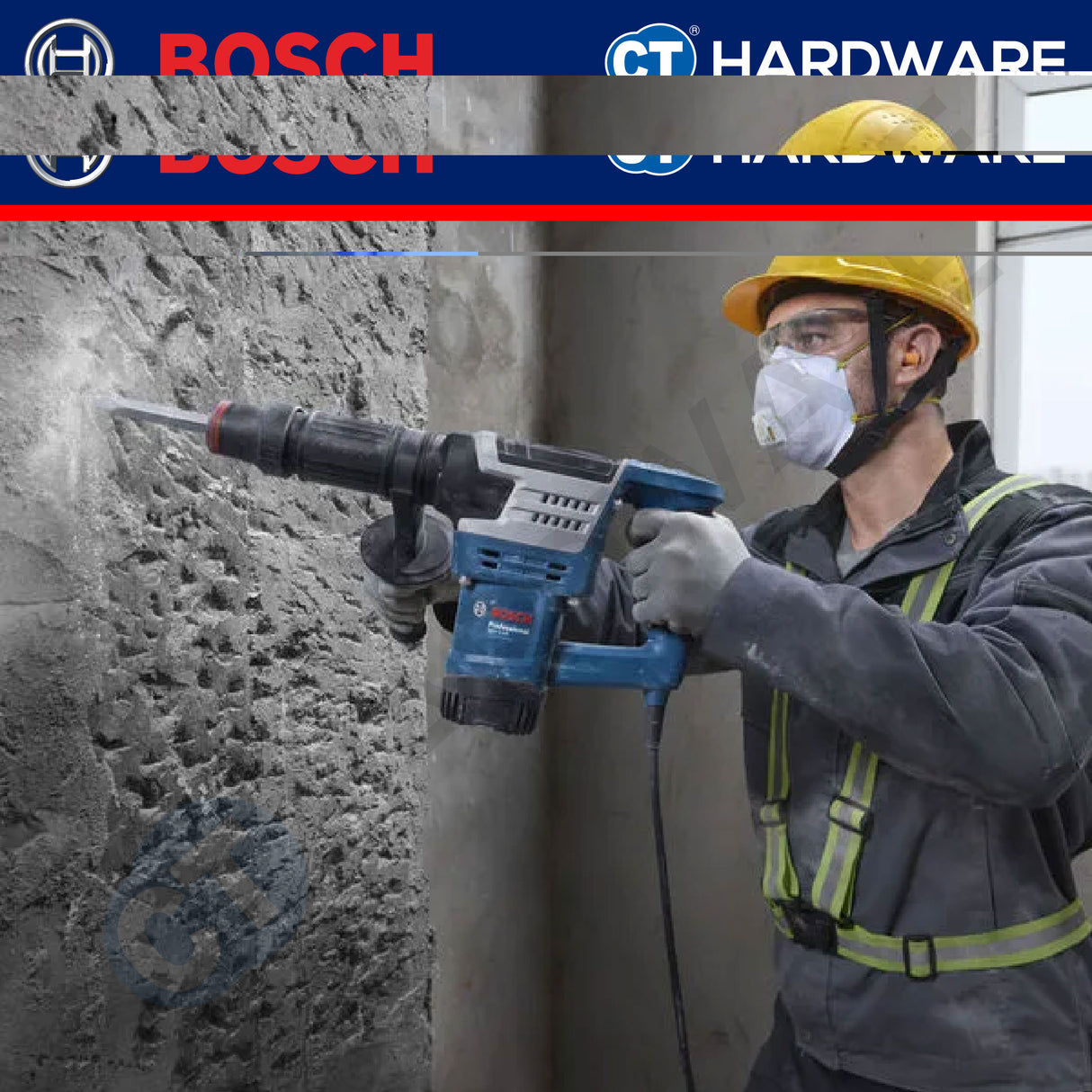 Bosch GSH 5 HX Professional Demolition Hammer/Breaker With Hex