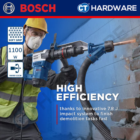 Bosch PRO GSH5MX SDS Max Demolition Hammer 1100W 7.8J 06113389L1