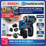 Bosch PRO GSR 12V-32 FC Cordless Screwdriver 12V 06019N7181 (Body Only | 2-Battery)