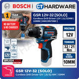 Bosch PRO GSR 12V-32 Cordless Drill Driver 12V 06019N7080 (Body Only | 2-Battery)