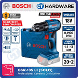 Bosch GSR 185-LI Professional Cordless Brushless Drill/Driver 18V [06019K30L2 | GSR185LI]