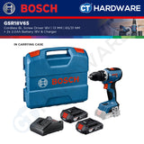 Bosch GSR18V65 Cordless BL Screw Driver 18V | 13 MM | 65/31NM Come with 2x 2.0Ah 18V Battery & Charger