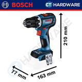 Bosch GSR 18V-90 C Professional Cordless Brushless Drill/Driver 18V | SOLO | 1-Battery | 2-Battery [06019K60L0 | GSR18V90CSOLO]