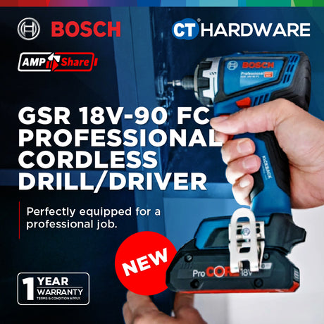 Bosch GSR 18V-90 FC SOLO Brushless Drill Driver 18V 13MM [GSR18V90FCSOLO]