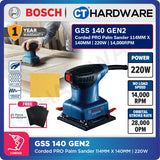 Bosch PRO GSS 140 GEN2 Palm Sander 220W 14,000 RPM 28,000 OPM [06012A80L1]