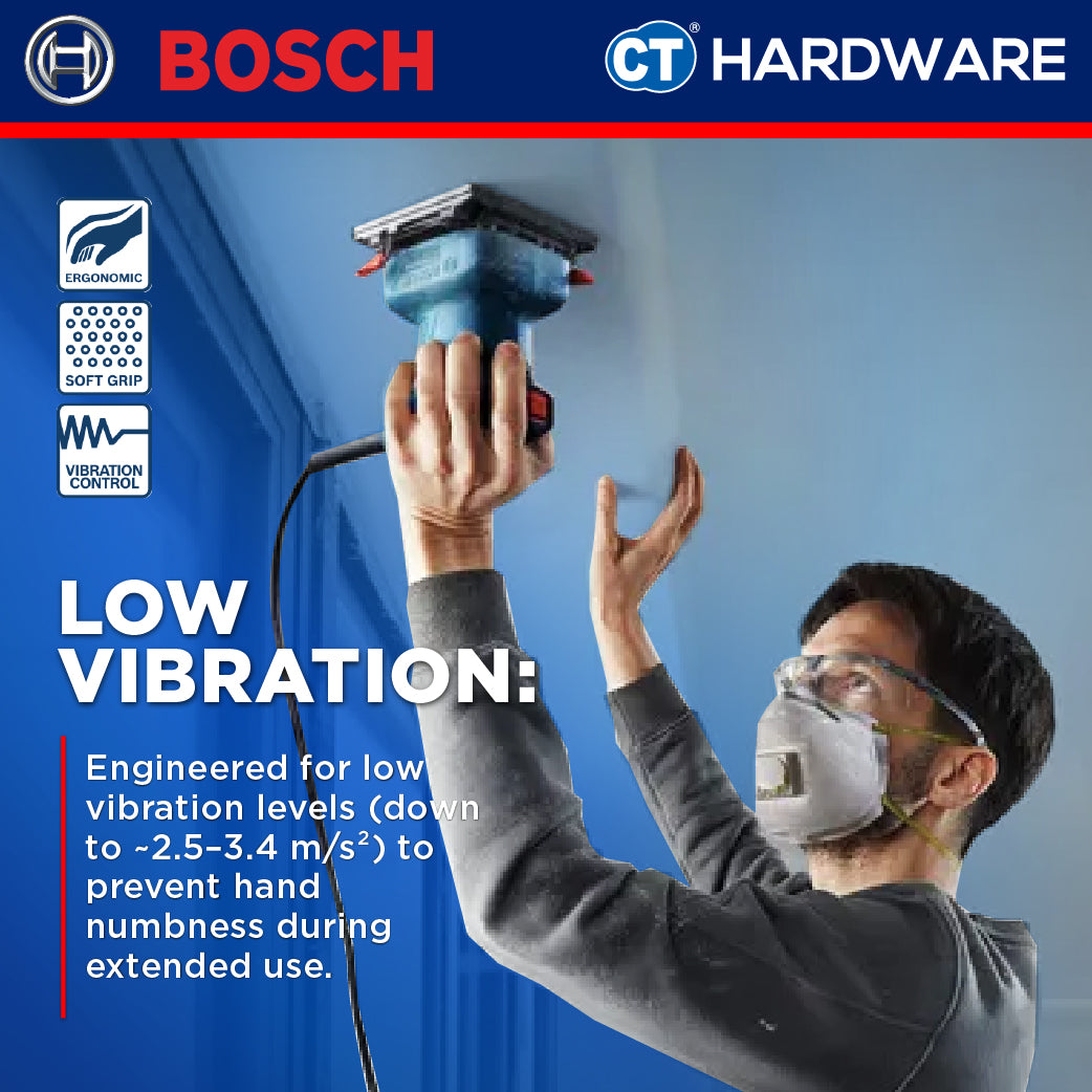 Bosch PRO GSS 140 GEN2 Palm Sander 220W 14,000 RPM 28,000 OPM [06012A80L1]