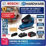 Bosch PRO GSS18V-18 Cordless Orbital Sander 18V 06019R70L0 (Body Only | 1-Battery | 2-Battery)