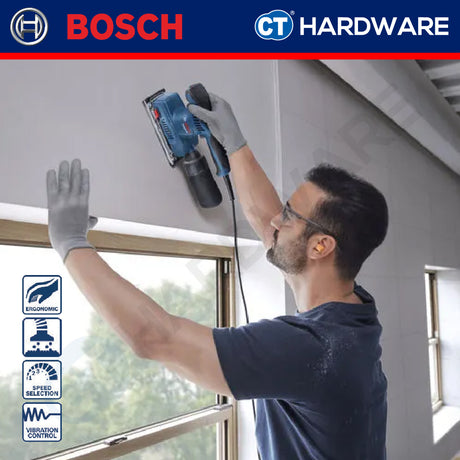 Bosch GSS2018 | GSS2018A Corded Orbital Sander 200W | 12,000RPM | Wood, Paint & Varnish Sanding