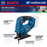 Bosch GST 183-LI SOLO Cordless Brushless Jigsaw 18V | 3300SPM [ GST183LISOLO ]
