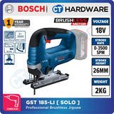 Bosch GST 185-LI SOLO Professional Cordless Jigsaw 18V [06015B30L3 | GST185LISOLO]