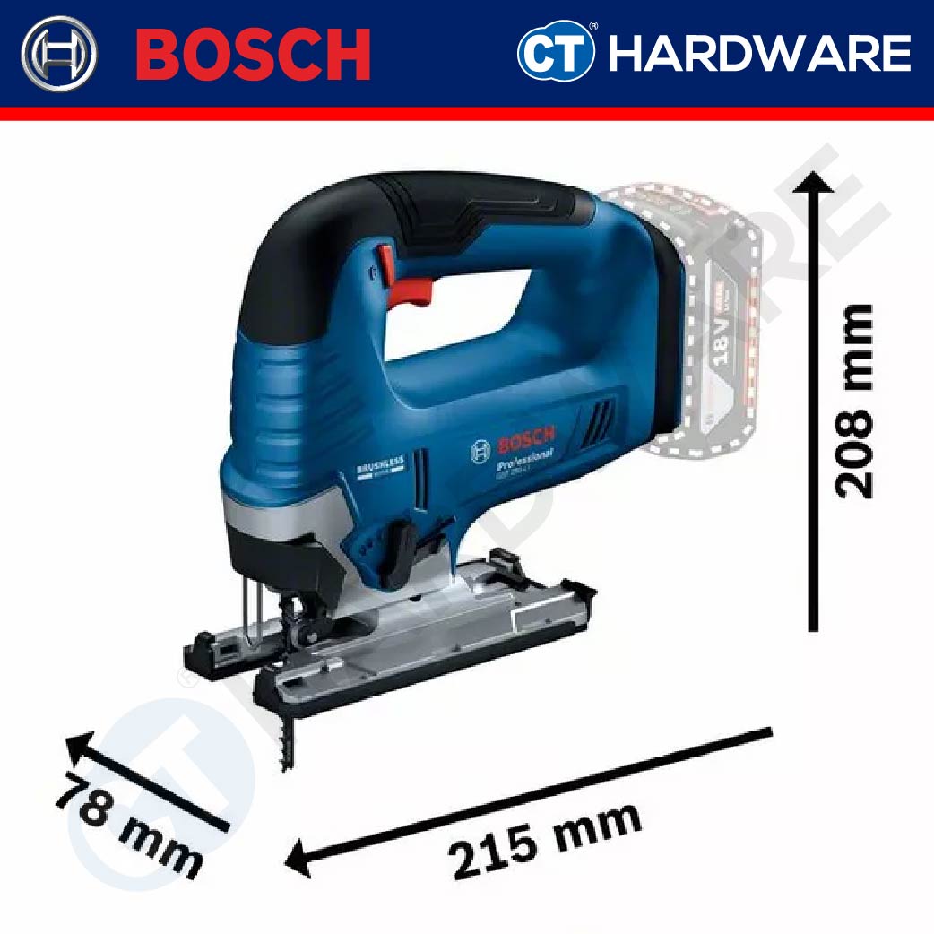 Bosch GST 185-LI SOLO Professional Cordless Jigsaw 18V [06015B30L3 | GST185LISOLO]