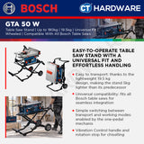 Bosch PRO GTA 50 W Table Saw Stand 180kg [0601B57000]