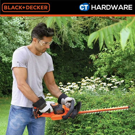 BLACK+DECKER GTC18502PCF POWERCOMMAND Cordless Hedge Trimmer 18V 50CM Blade