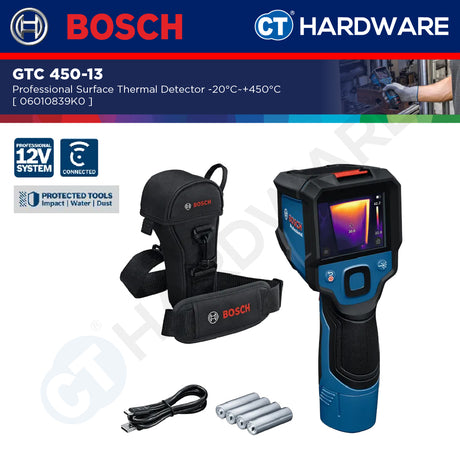 Bosch GTC 450-13 Surface Thermal Detector -20°C~+450°C GTC45013 Thermal Camera