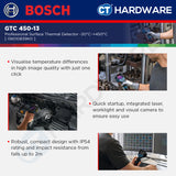 Bosch GTC 450-13 Surface Thermal Detector -20°C~+450°C GTC45013 Thermal Camera