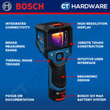 Bosch GTC 450-13 Surface Thermal Detector -20°C~+450°C GTC45013 Thermal Camera