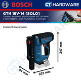 Bosch PRO GTH 18V-14 Cordless Wood Stapler 18V 0601482880 (Body Only | 1-Battery | 2-Battery)