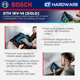 Bosch PRO GTH 18V-14 Cordless Wood Stapler 18V 0601482880 (Body Only | 1-Battery | 2-Battery)