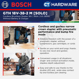 Bosch PRO GTH 18V-38-2 M Cordless Brushless Stapler 18V 18ga Solo [0601482D80]