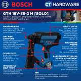 Bosch PRO GTH 18V-38-2 M Cordless Brushless Stapler 18V 18ga Solo [0601482D80]