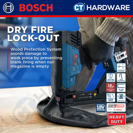 Bosch PRO GTH 18V-38-2 M Cordless Brushless Stapler 18V 18ga Solo [0601482D80]