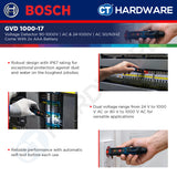 Bosch GVD 1000-17 Voltage Detector 90-1000V AC & 24-1000V AC | Come With 2x AAA Battery | GVD1000-17