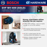 Bosch PRO GVF 18V-400 Cordless Jobsite Fan 18V 400m³/h Solo [06019U1480]